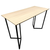 Statafel Tribo XL Zwart - Oak 180x80cm