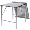 Inox werktafel plooibaar 200x80cm