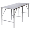 Inox werktafel plooibaar 200x80cm
