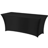 Tafelcover stretch 183x76cm - Zwart
