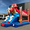 Springkasteel Viking 5x6m + slide