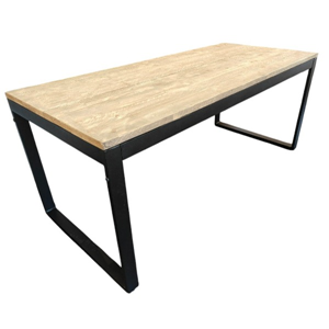 Klaptafel Cubic Black Old look 180x80cm