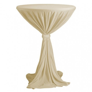 Statafelrok met strik Fiesta - Champagne