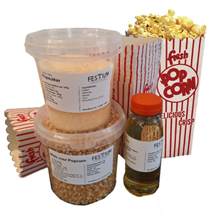 Ingrediënten popcorn - doosjes (25 stuks)