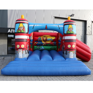 Springkasteel Brandweer 4x5m + slide