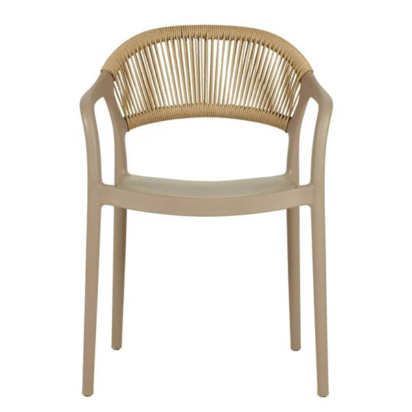Stapelstoel Palma - Camel kleur
