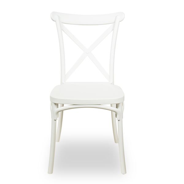 crossback stoel wit huren