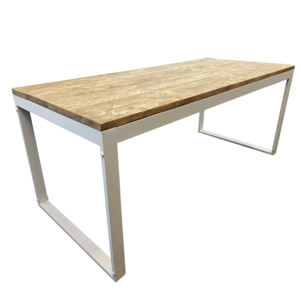 Klaptafel Cubic White Old look 180x80cm