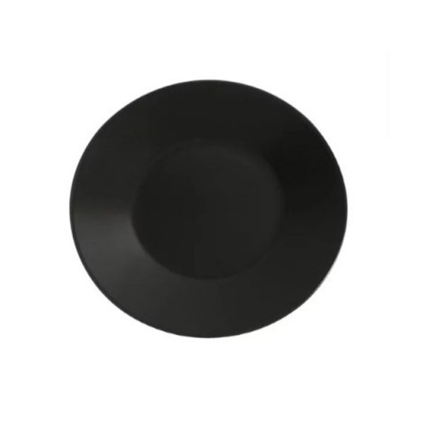 Plat bord mat zwart Asia 21cm