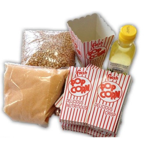 Ingrediënten popcorn - doosjes (50stuks)