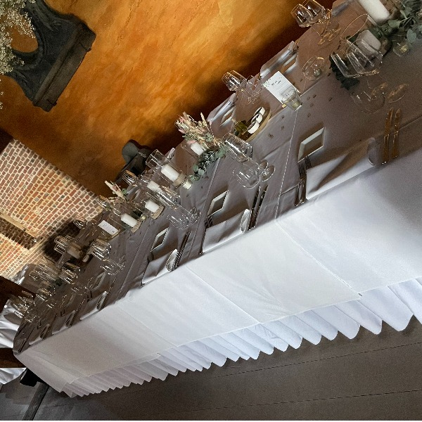 Tafelrok Plissé 410cm 