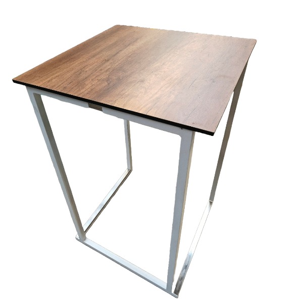 Statafel Kubo Wit - Vintage Eik 