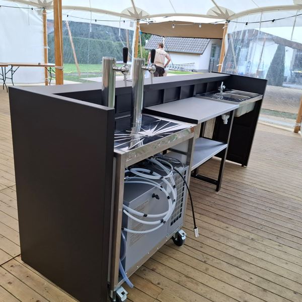 Toog huren festium feestverhuur zwart