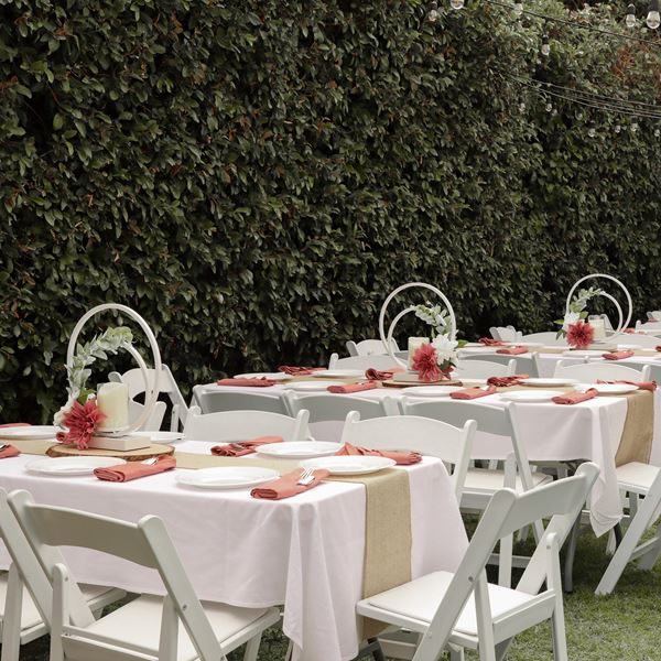 verhuur wedding chair wit